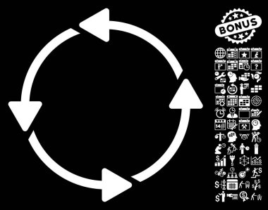 Bonus döndürme Ccw simgesi