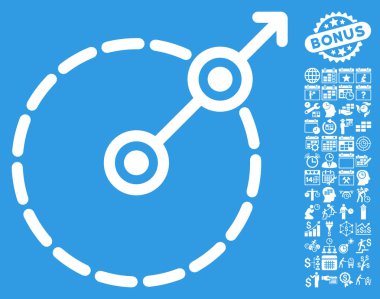 Bonus ile yuvarlak alan çıkış simgesi