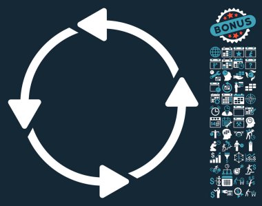 Bonus döndürme Ccw simgesi