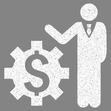 İşadamı seçenekleri grenli doku simgesi