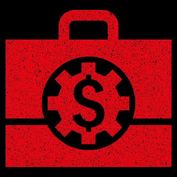 Banco Opciones de carrera Grainy Texture Icono — Vector de stock