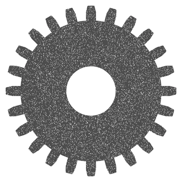 Roue dentelle texture granuleuse Icône — Image vectorielle