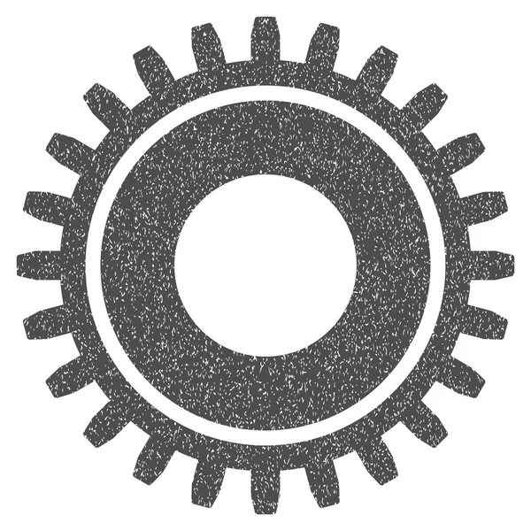 Icona grana Cogwheel Texture — Vettoriale Stock