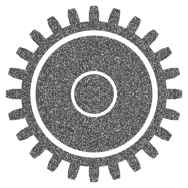 Cogwheel Grainy Texture Icono — Archivo Imágenes Vectoriales