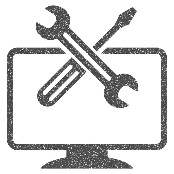 Ferramentas de computador Grainy Texture Icon — Vetor de Stock