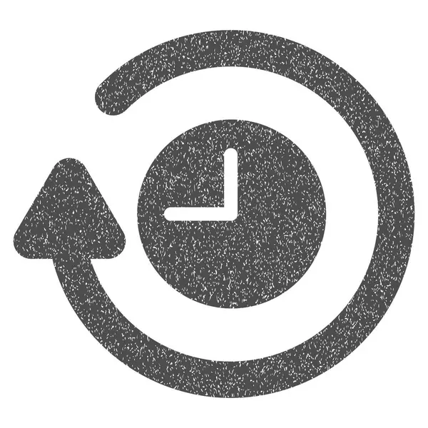 Reloj repetido Grainy Texture Icon — Vector de stock