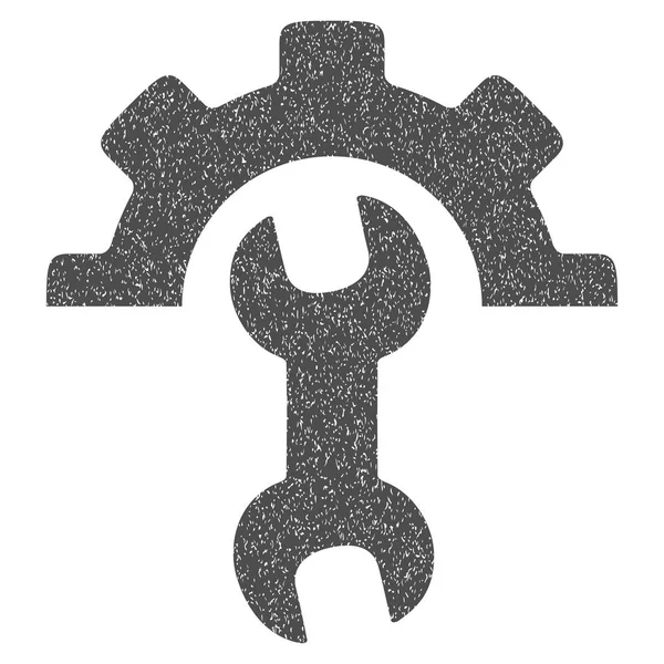 Service Tools körnige Textur Symbol — Stockvektor