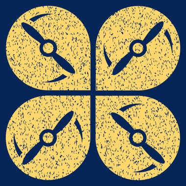 Airdrone vida döndürme grenli doku simgesi