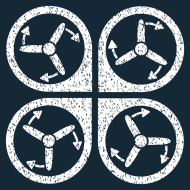 Helikopter vida döndürme grenli doku simgesi