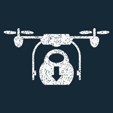 Drone damla kargo grenli doku simgesi