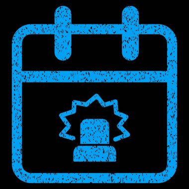 Acil durum gün grenli doku simgesi