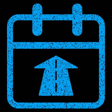 Gelecekteki gün grenli doku simgesi