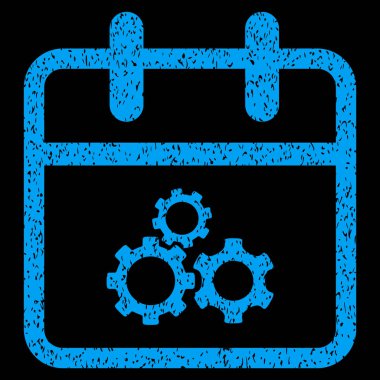 Mekanik gün grenli doku simgesi