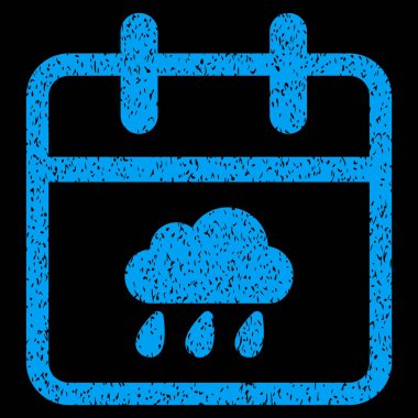 Yağmurlu bir gün grenli doku simgesi