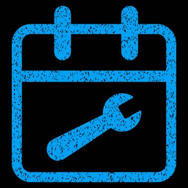 Hizmet gün grenli doku simgesi