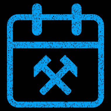 Çalışma günü grenli doku simgesi