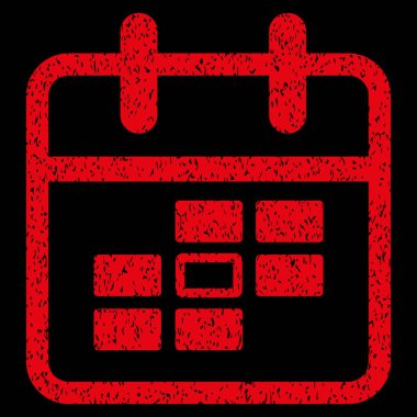 Takvim tarihi grenli doku simgesi