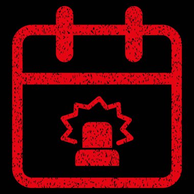 Acil durum gün grenli doku simgesi