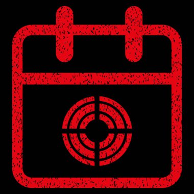 Hedef gün grenli doku simgesi