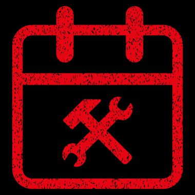 Çalışma günü grenli doku simgesi