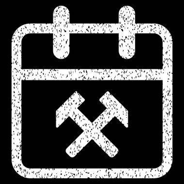 Çalışma günü grenli doku simgesi