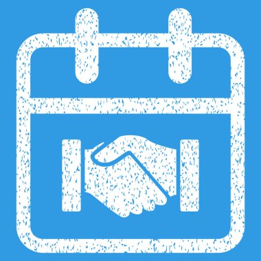 Sözleşme gün grenli doku simgesi