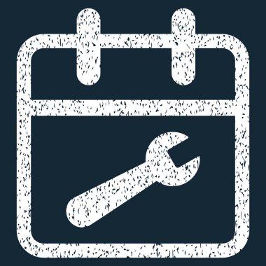 Hizmet gün grenli doku simgesi