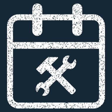 Çalışma günü grenli doku simgesi