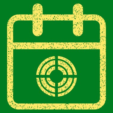 Hedef gün grenli doku simgesi