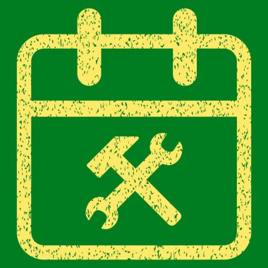 Çalışma günü grenli doku simgesi