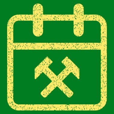 Çalışma günü grenli doku simgesi