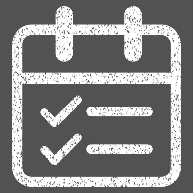 Gün görevleri grenli doku simgesi