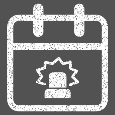 Acil durum gün grenli doku simgesi