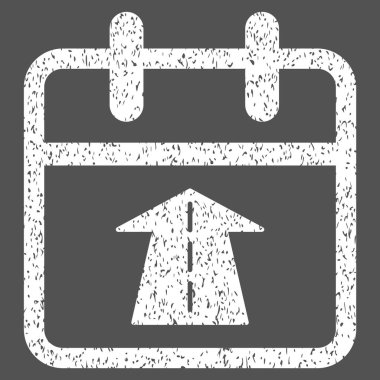 Gelecekteki gün grenli doku simgesi