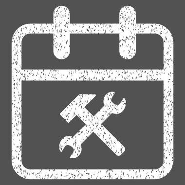 Çalışma günü grenli doku simgesi