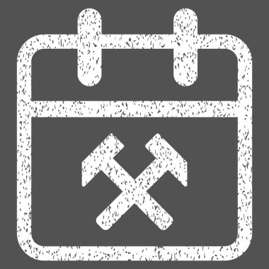 Çalışma günü grenli doku simgesi