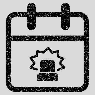 Acil durum gün grenli doku simgesi