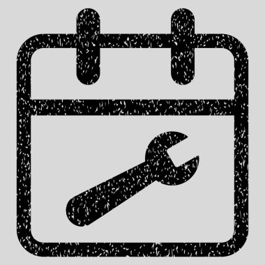 Hizmet gün grenli doku simgesi