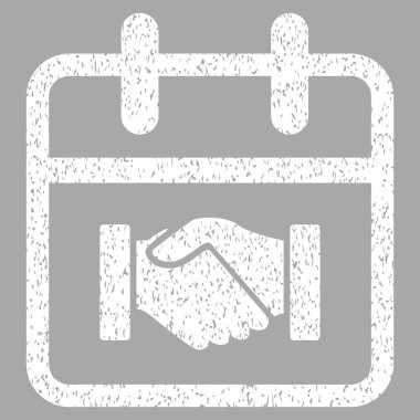 Sözleşme gün grenli doku simgesi