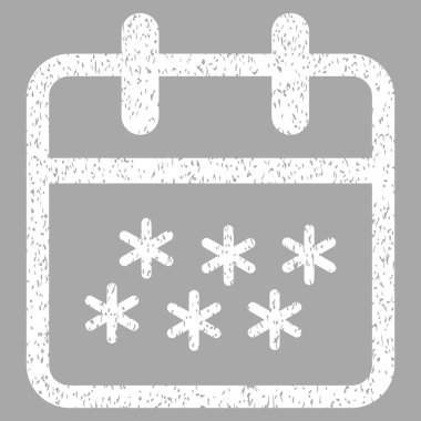 Kış günü grenli doku simgesi