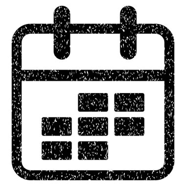 Takvim ay grenli doku simgesi