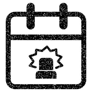 Acil durum gün grenli doku simgesi