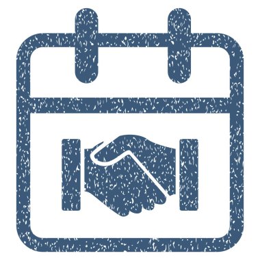 Sözleşme gün grenli doku simgesi