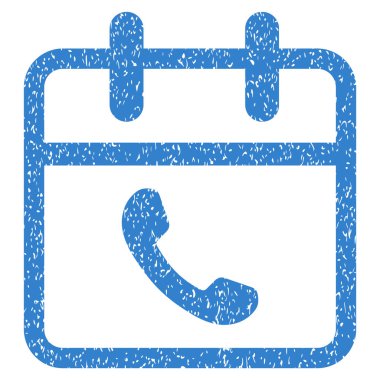 Telefon destek gün grenli doku simgesi