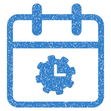 Saat hizmet gün grenli doku simgesini