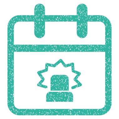 Acil durum gün grenli doku simgesi