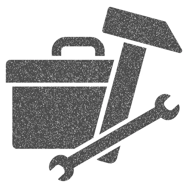 Toolbox Grainy Texture Icon — Stock Vector