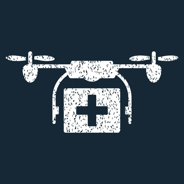 救护车无人机肌理质感图标 — 图库矢量图片
