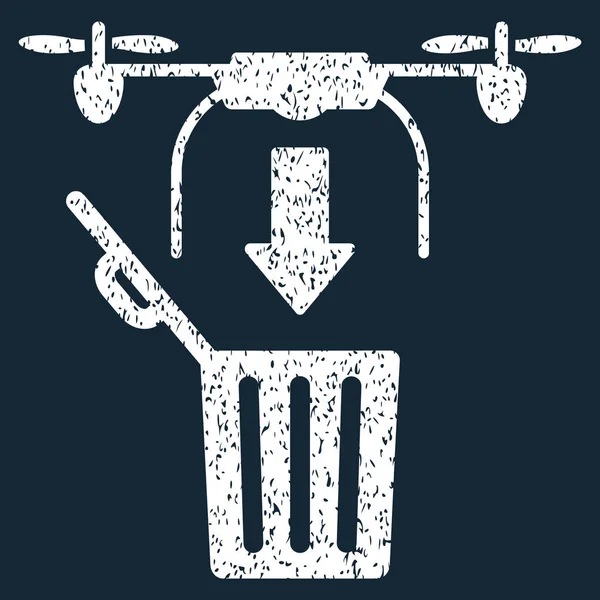 Drone açılan çöp grenli doku simgesi