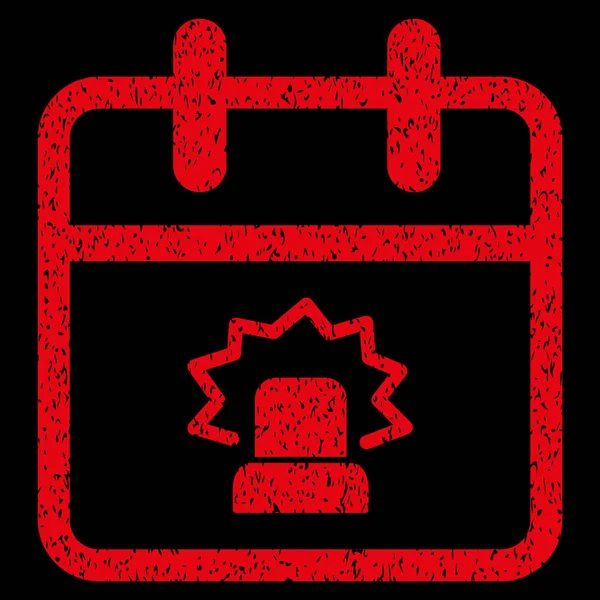 Acil durum gün grenli doku simgesi